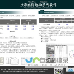 万烽盛庭地勘系列软件